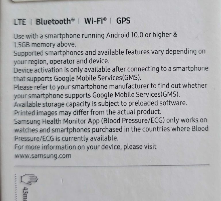 Samsung galaxy Watch6 classic 43mm LTE