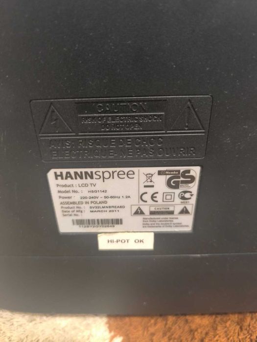 Tv hannspree C/avaria