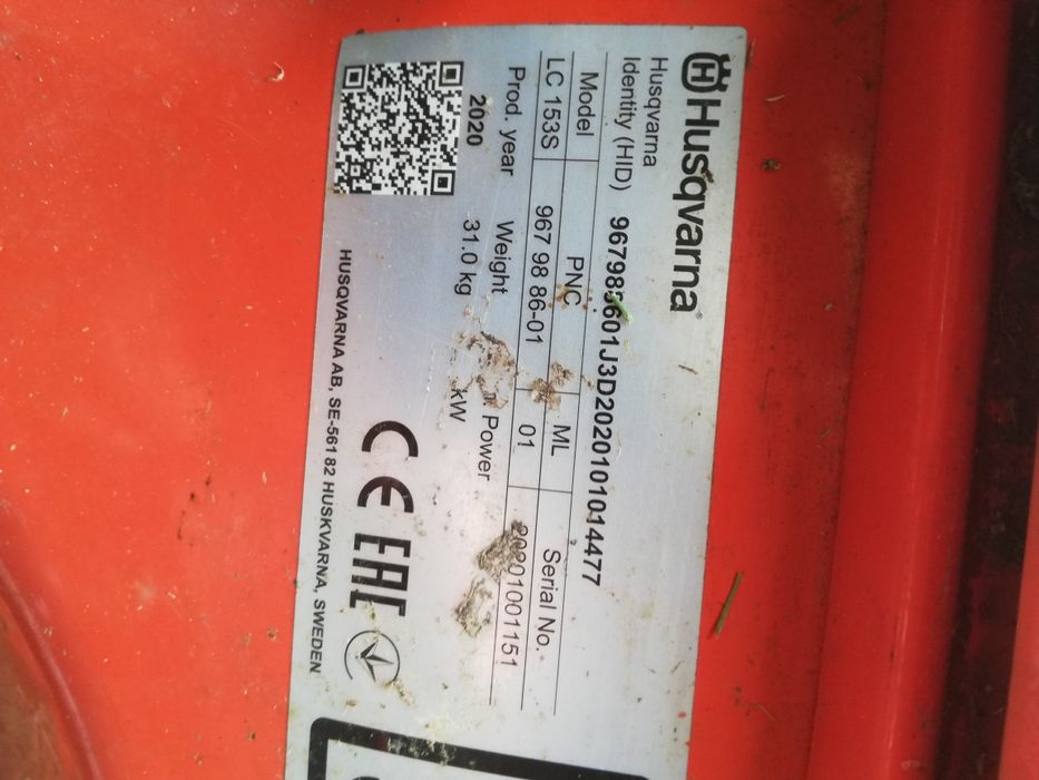 Corta relva Husqvarna excente estado