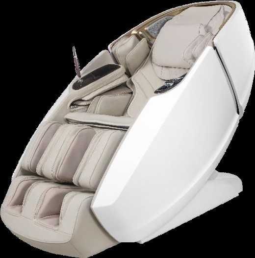 Fotel Masujący ELITE PREMIUM,  Skóra Naturalna, AI, 2 Roboty Masujące, Zero Gravity