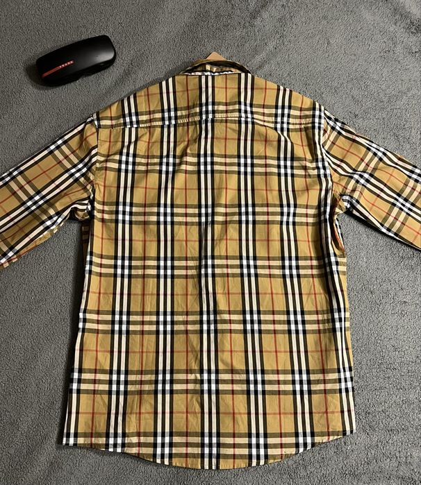 Сорочка Burberry в клітинку Нова