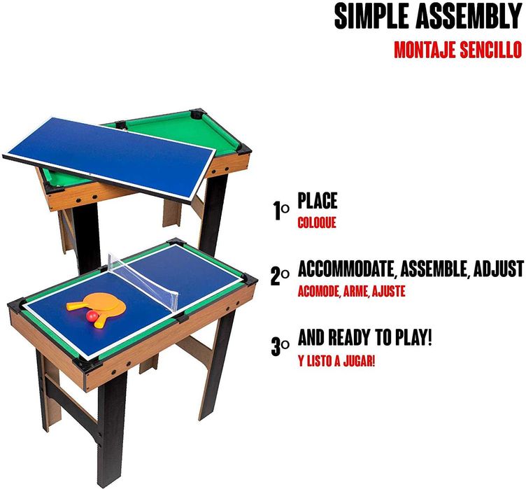 Matraquilhos Bilhar PingPong Hoquei tacos raquetes bola tudo incl NOVO