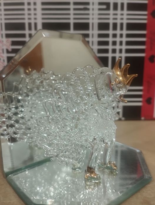 Peça de cristal em miniatura