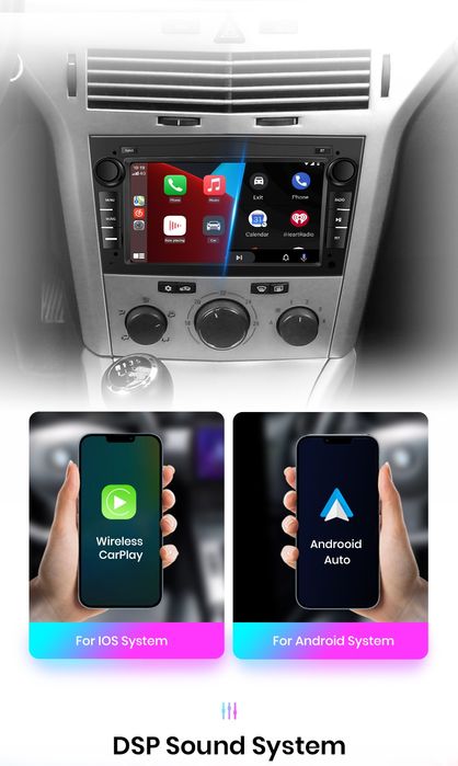 Rádio Android Opel Astra Corsa CD Zafira Vivaro Carplay GPS wifi 2/32G