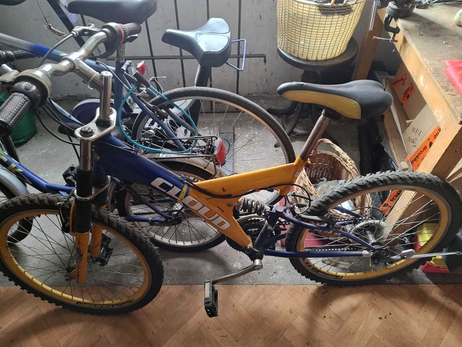 komplet 3 rowerów