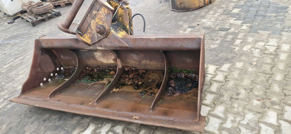 koparka łyżka skarpowa hydrauliczna 220 cm Lehnhoff ms21 szybko złącze