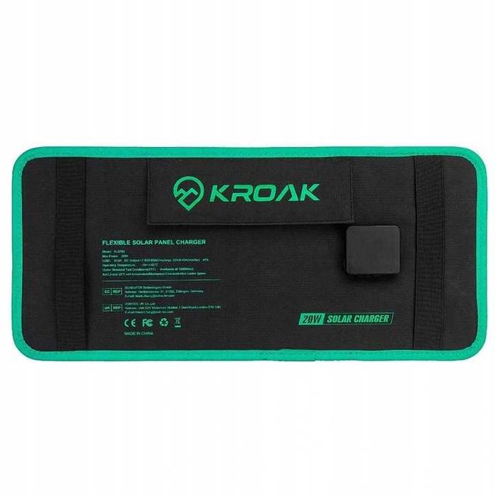 Panel solarny SŁONECZNY KRAK SP-01 20W 17.6V ładowarka