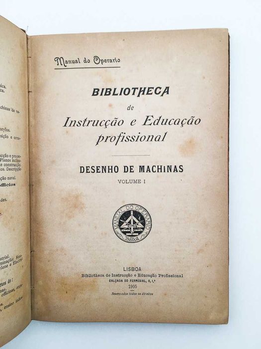 Desenho de Machinas, Volume 1