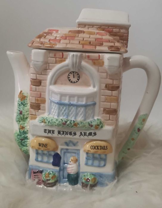 Bule inglês “The Kings Arms” - Estilo cottage