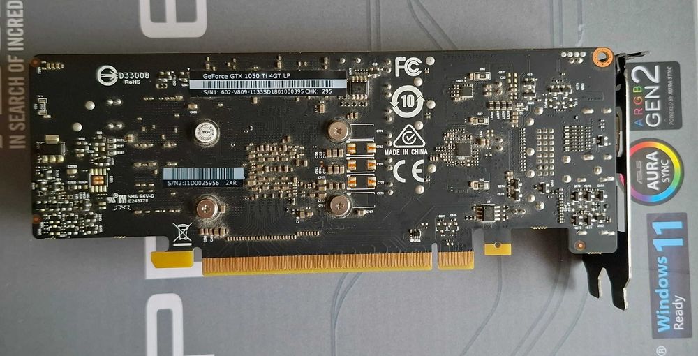 Karta graficzna MSI GeForce GTX 1050 Ti 4GT Low Profile 4GB