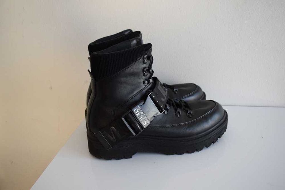 Versace Jeans Couture buty czarne skórzane męskie 41 trapery