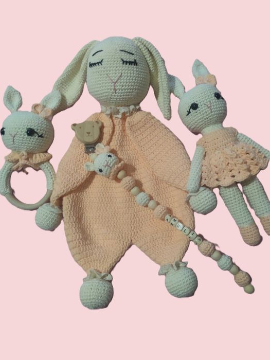 Prenda de Bebé em Amigurumi |Conjunto de croché, personalizável