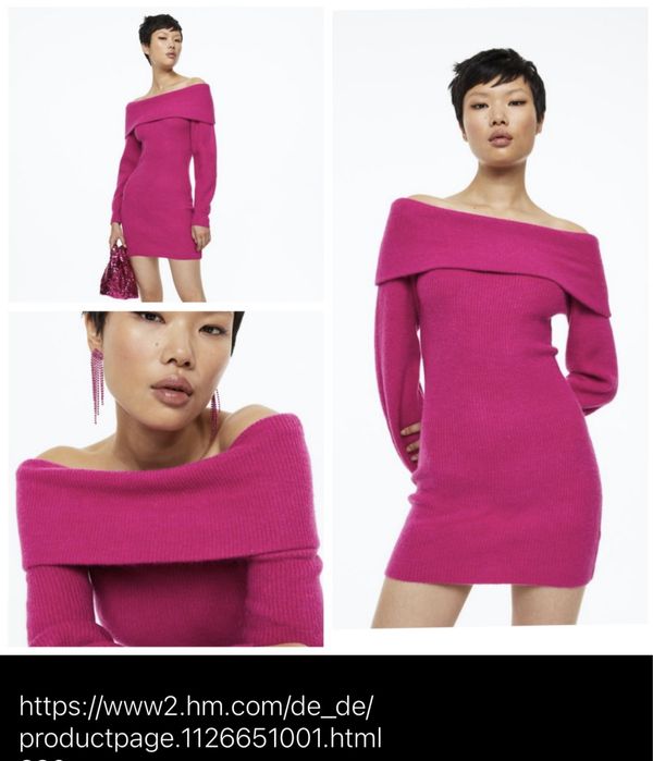 Сукня H&M, тепла, яскравий колір, гарної якості