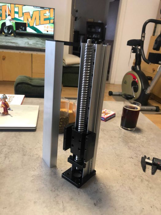 cnc  prowadnica liniowa z silnikiem