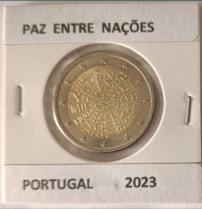 28 Moedas comemorativas portuguesas de 2 euros Bimetálicas.