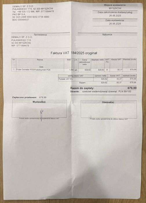 Pulsoksymetr Monitor snu oddechu tlenu PO5 dla niemowląt dzieci Alarm