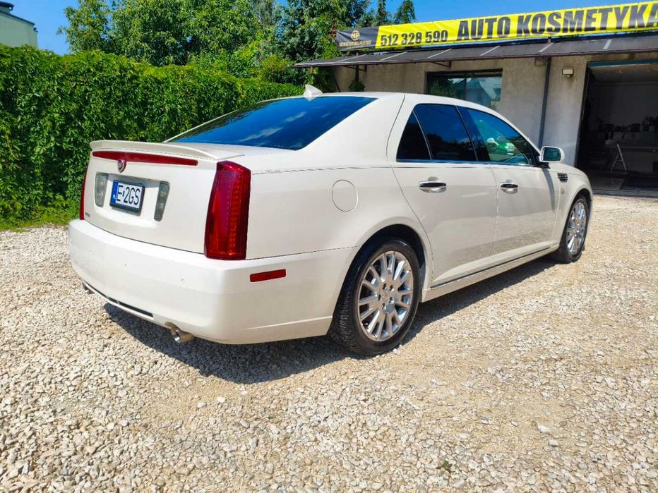 Cadillac STS białą perła, jasny środek, 1 właściciel w PL