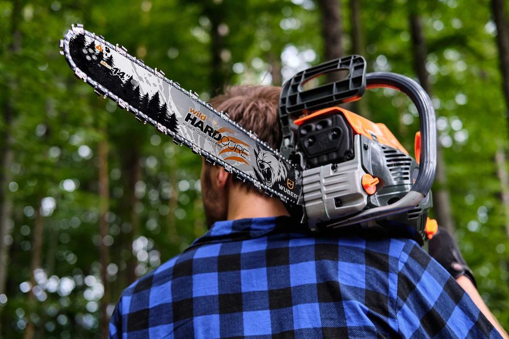 Prowadnica do Piły Spalinowej 14" 35cm + 2 Łańcuchy WUBER Zestaw