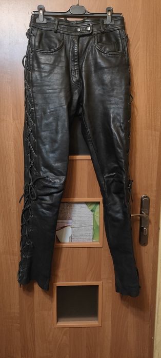 Piękne spodnie skórkowe