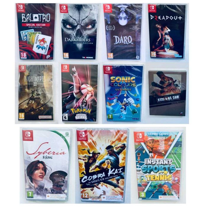 Картриджі для Nintendo Switch, Switch 2, Nintendo 3DS/DS, Atari 2600