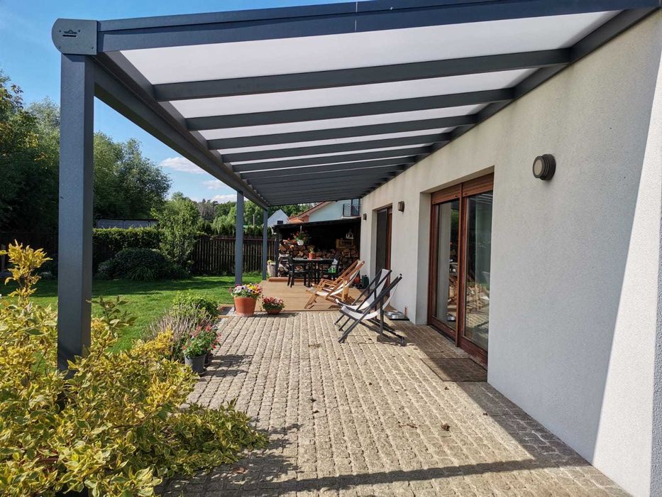 Zadaszenie Tarasu - Pergola - Ogród Letni, Aluminium 2,5x5m
