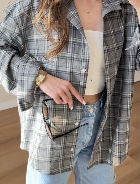 Картата сорочка, one size