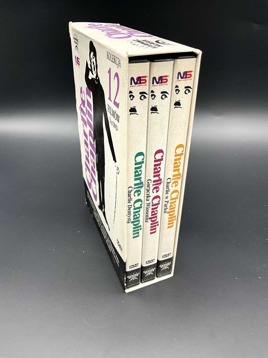 Kolekcja Charlie Chaplin DVD BOX, 12 filmów