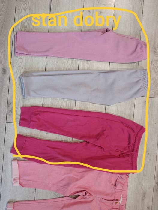 Paka spodnie roz 116/122