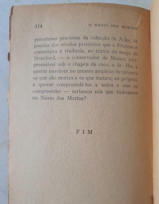Livro O Navio dos Mortos e Outras Novelas, Joaquim Paço D'Arcos, 1ªEd.