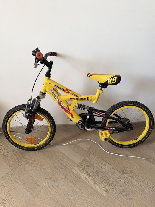 Дитячий велосипед двопідвіс KS Cycling Krazy 16 дюймів