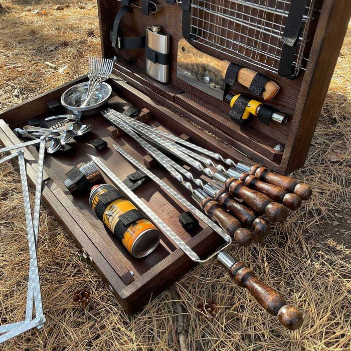 Набір шампурів у кейсі ХАМЕЛЕОН 2.0 BS92 Набор шампуров в кейсе