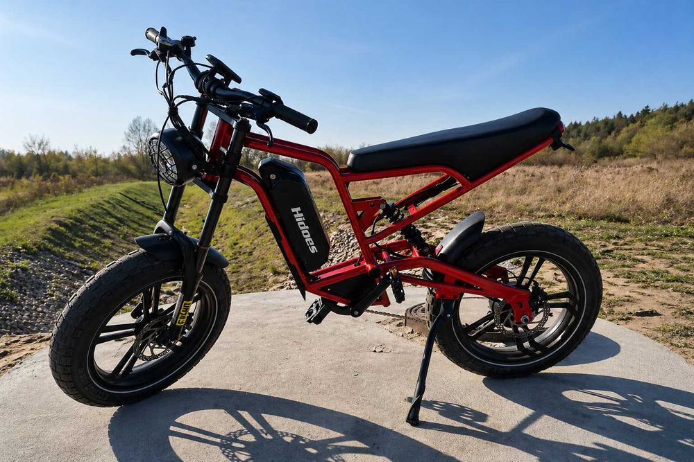 Hidoes B6 elektryczny motorower 1200W 48V | 50 km/h | NOWY SILNIK | FV
