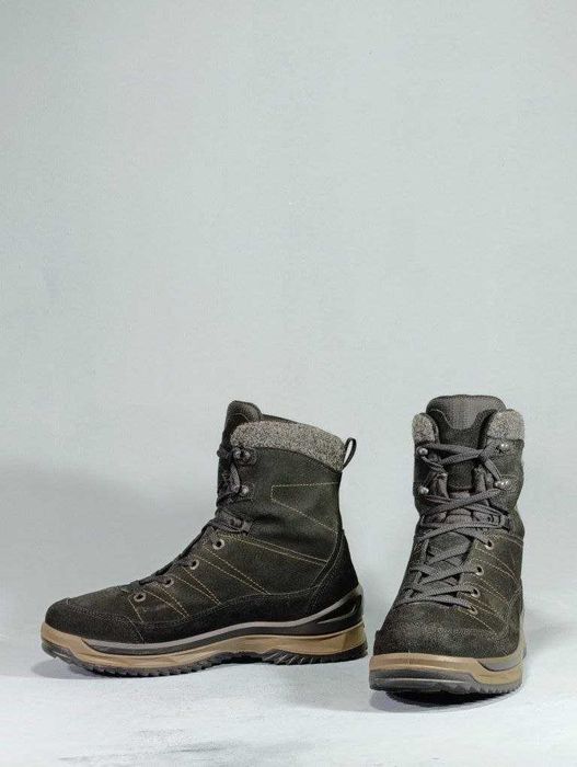 Зимові чоловічі черевики Lowa Sassello GTX Mid Black/Taupe (Стан 5+)