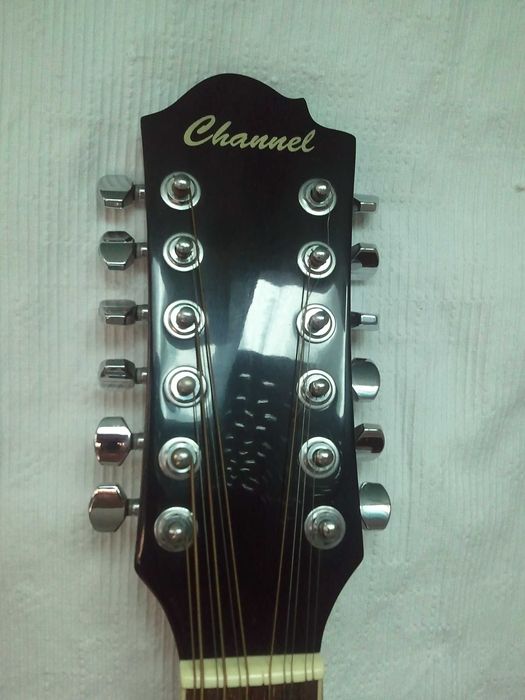 Guitarra Folk 12 cordas de marca Channel by ESM