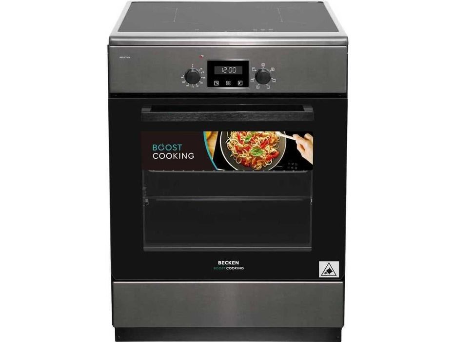 Fogão BECKEN - 70 L - Indução - Dark Inox - Novo c/garantia