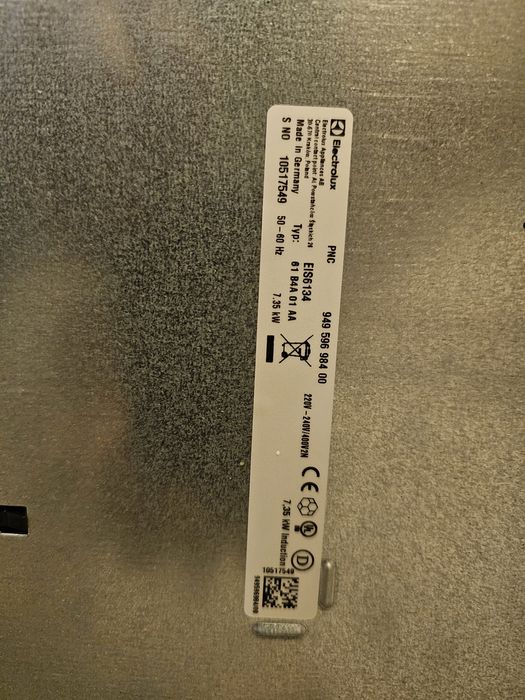 Płyta indukcyjna electrolux EIS6134