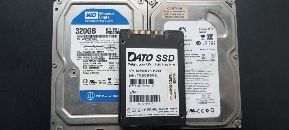 Жесткий диск та SSD