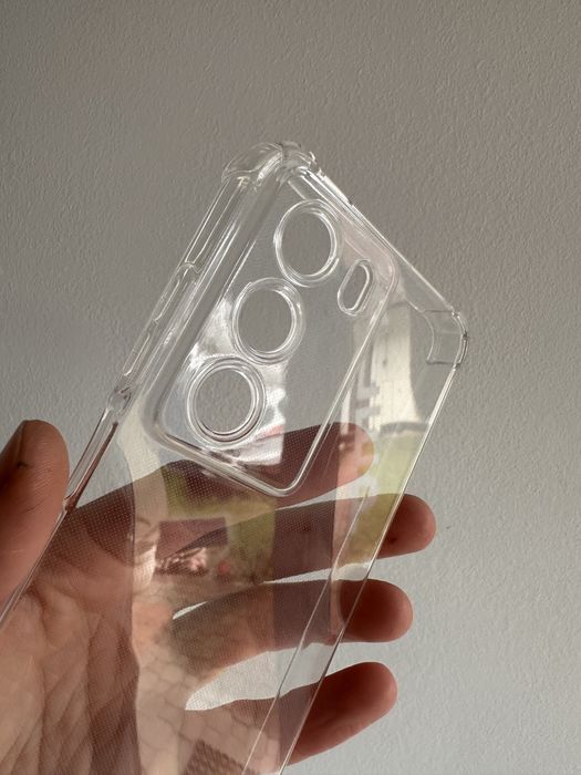 Etui plecki silicon przeźroczyste + SZKŁO hartowane do Realme 14X