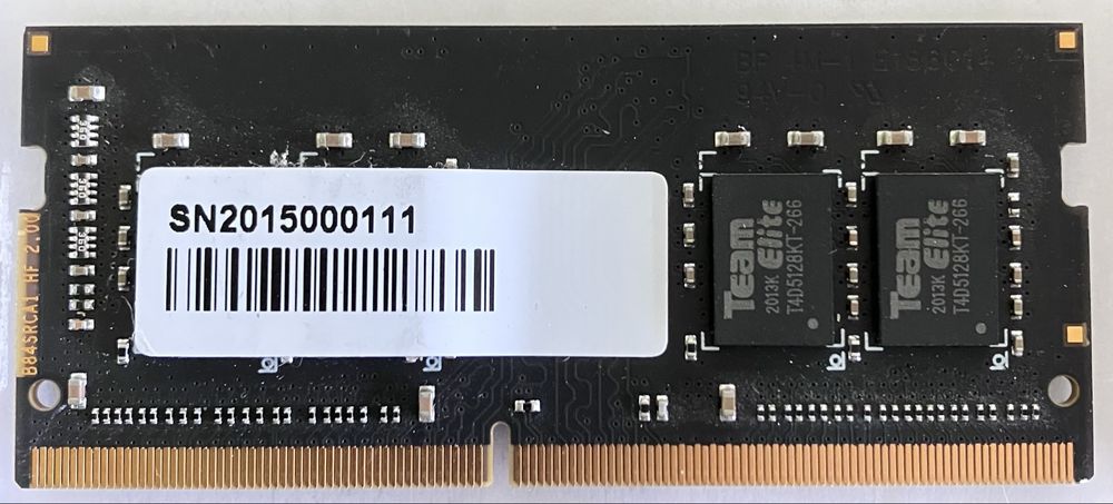 SODIMM DDR4 4 gb 2400 2666 Team elite Samsung