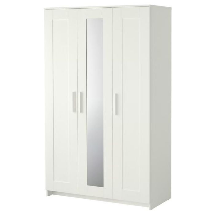 Armario IKEA con 3 puertas, blanco, 117x50x190 cm