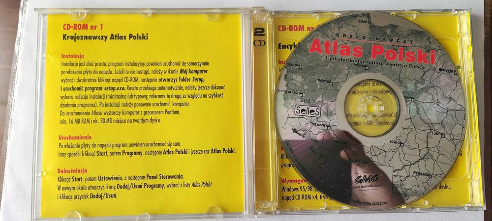 Atlas Polski,encyklopedia roślin ozdobnych Box 2 x cd