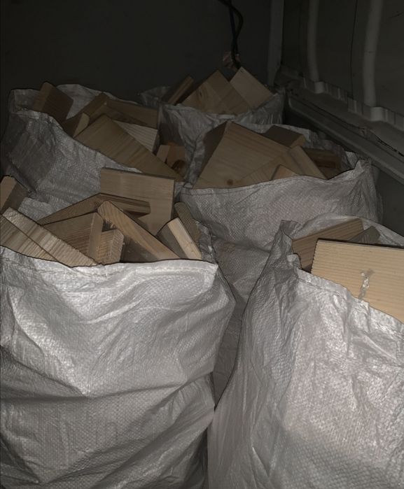 Drewno na  opał worki