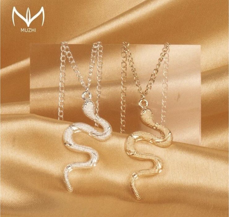 Кольє колье змея змейка змія сережки браслет корона брошка каблучка