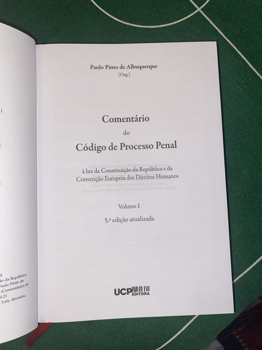 Comentário do Código de Processo Penal - Paulo Pinto de Albuquerque