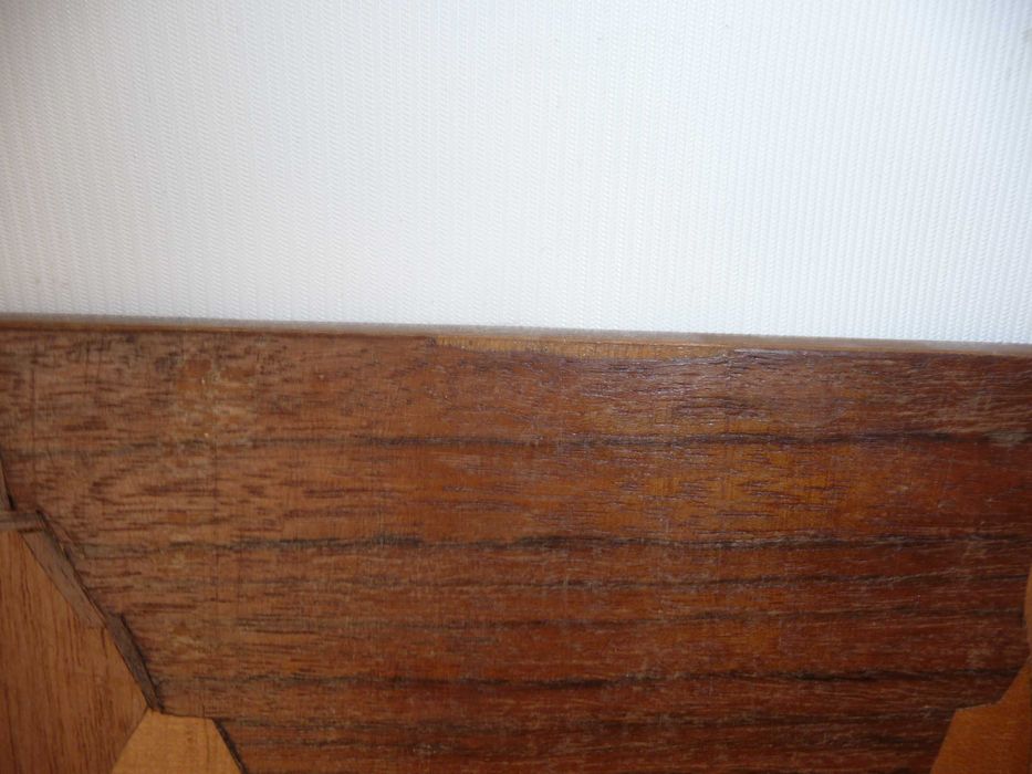 Панно настенное шпон дерево СССР негритянка 54,5х26х1 см