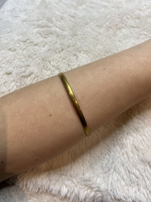 Bransoletka vintage mosiądz mosiężna lata 70s 80s klasyczna casual 30