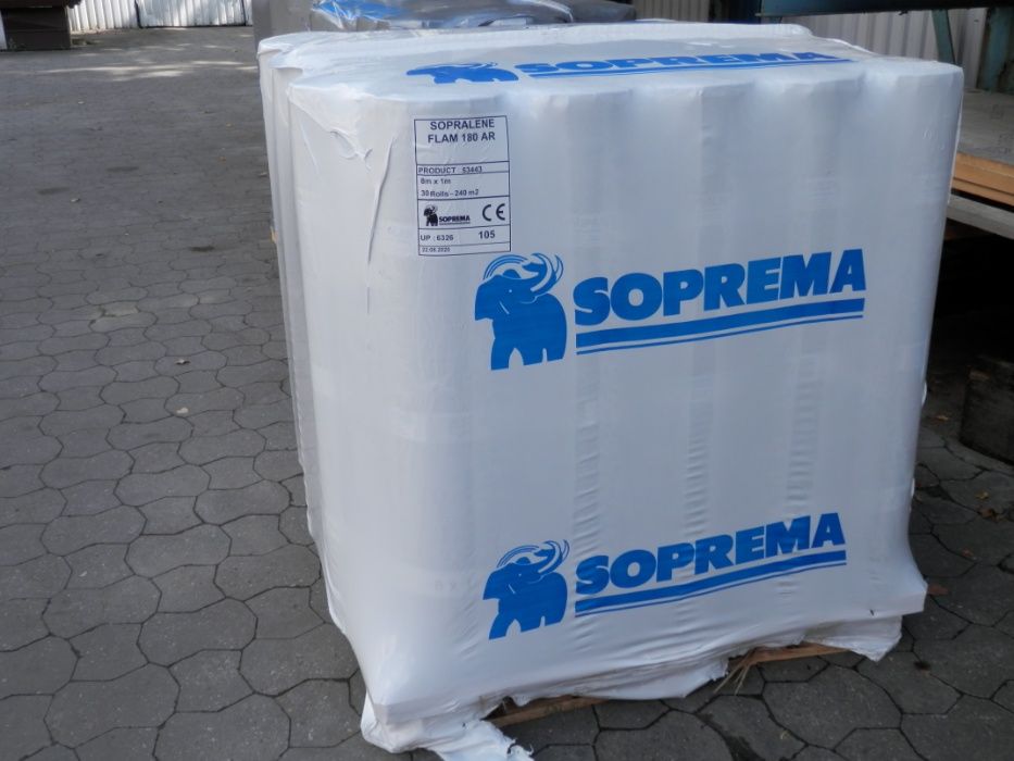 Papa termozgrzewalna  SOPREMA SOPRALENE 250 S 5 W Warszawa 31,61 PLN