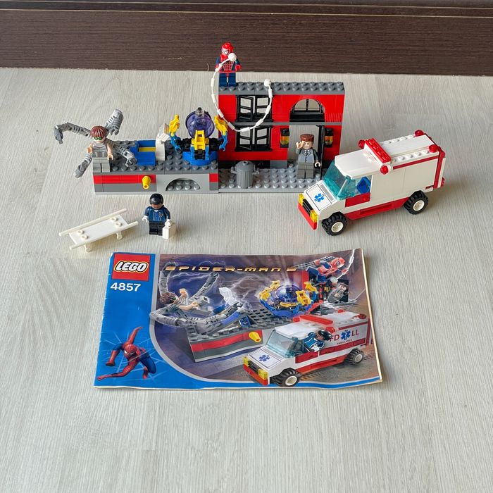 Lego Spider-Man 4857 Completo 2004 Doc Ock’s Fusion Lab
