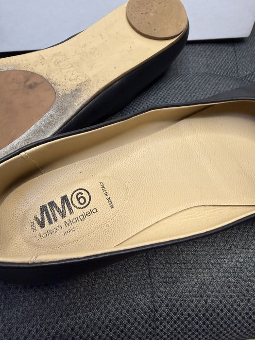 Шкіряні балетки MM6 Maison Margiela Розмір 39