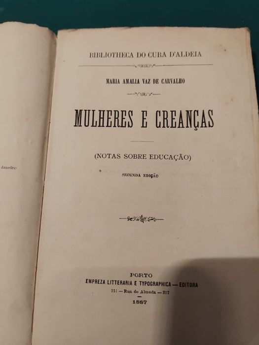 Livro “Mulheres e Creanças”